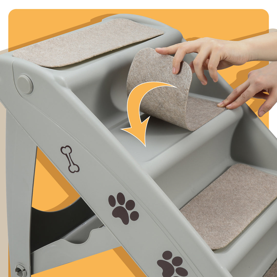 Sonnewelt Dog Stairs Dog Ramp Foldable Maximum Load 75kg