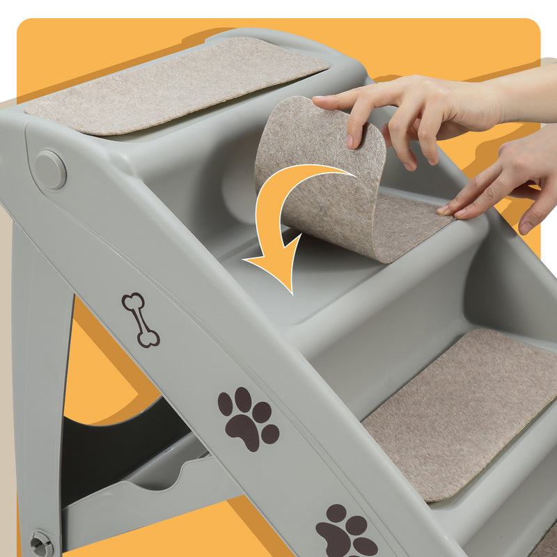 Sonnewelt Hundetreppe Hunderampe Klappbare Maximale Belastung 75kg