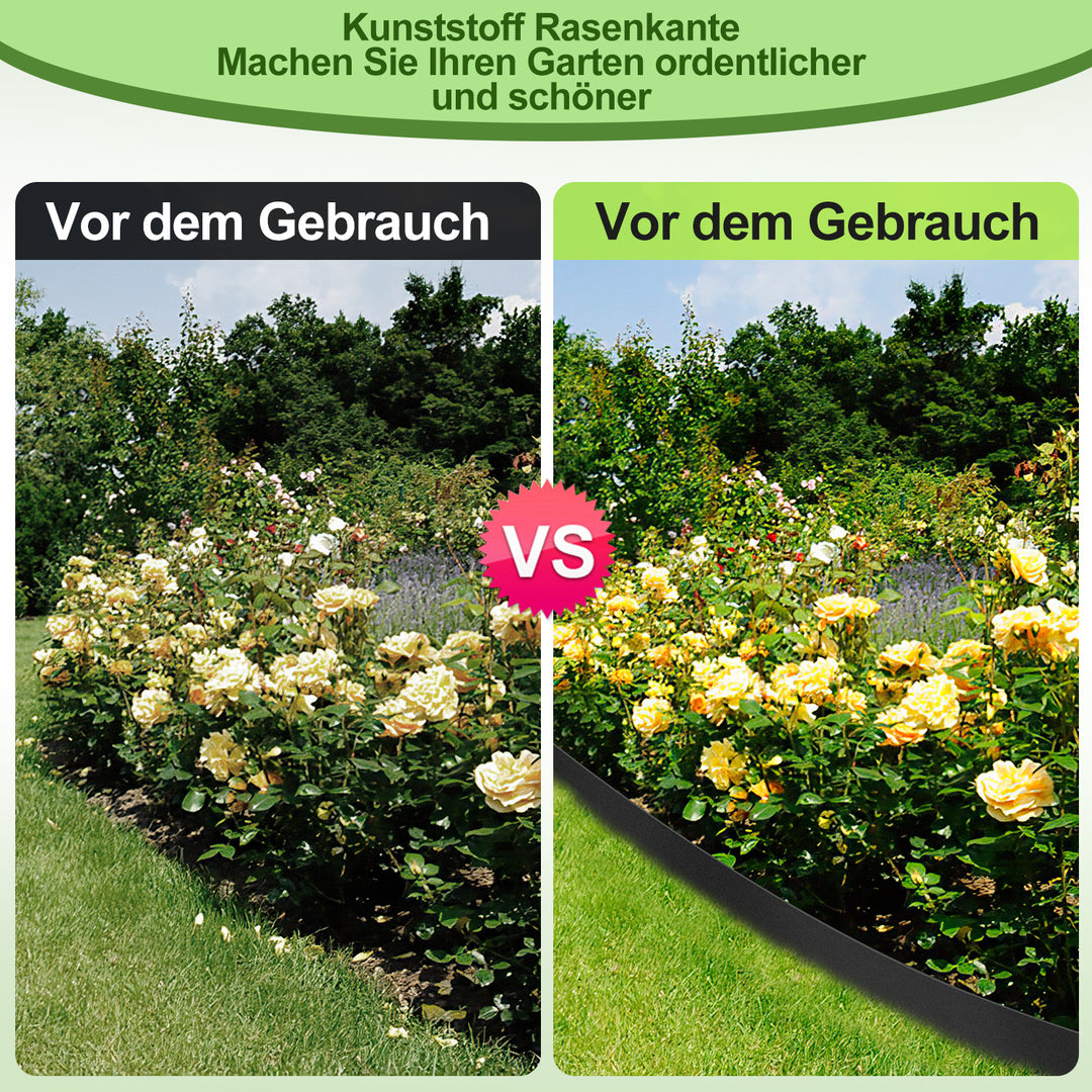 Sonnewelt lawn edging PE plastic