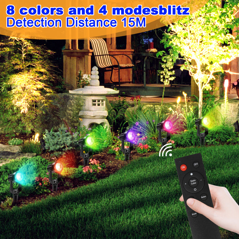 Sonnewelt LED Gartenbeleuchtung RGB 6er Set