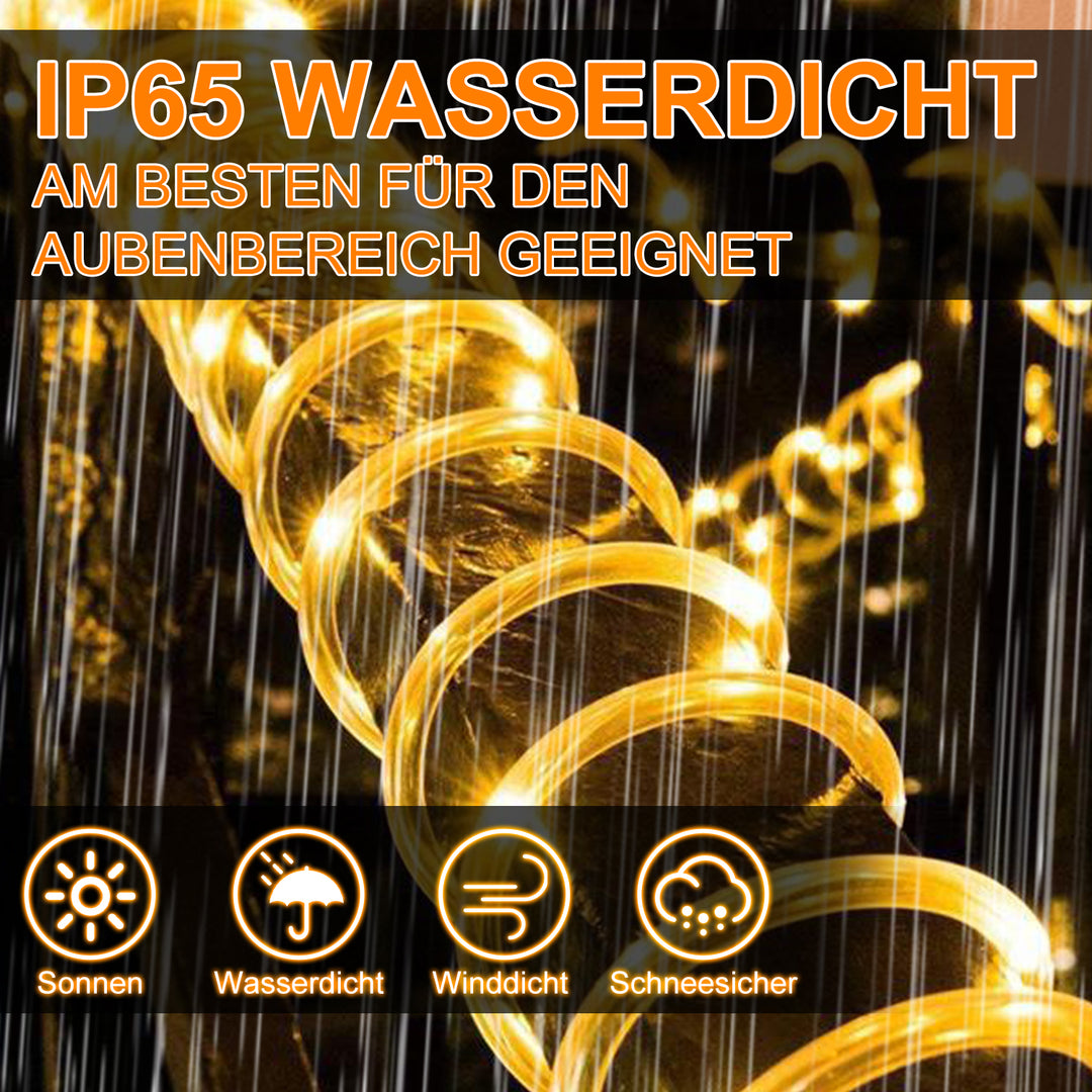Sonnewelt LED Lichterschlauch mit Timer und 8 Modi 10m-50m