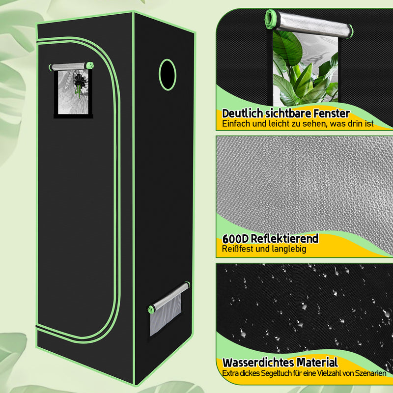 Sonnewelt Growbox Gewächshaus Pflanzenzelt