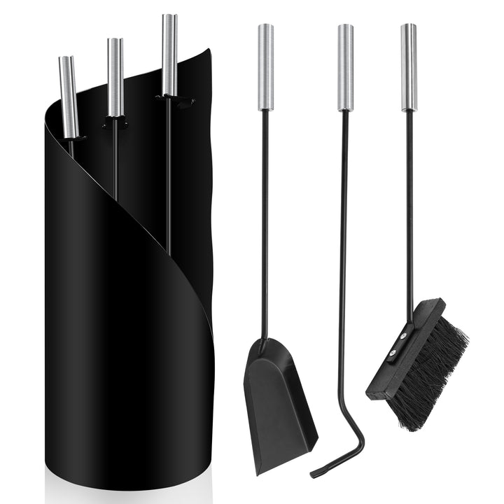 Sonnewelt fireplace tools 4-piece stainless steel fireplace cleaning set