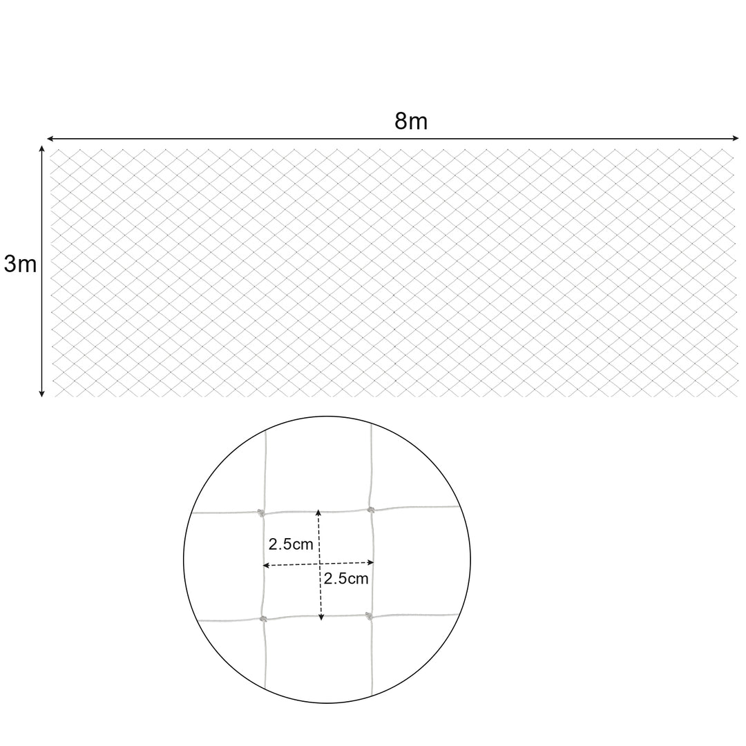 Sonnewelt cat net balcony net safety net 3x8m