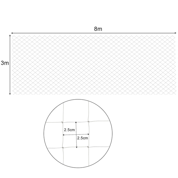 Sonnewelt cat net balcony net safety net 3x8m