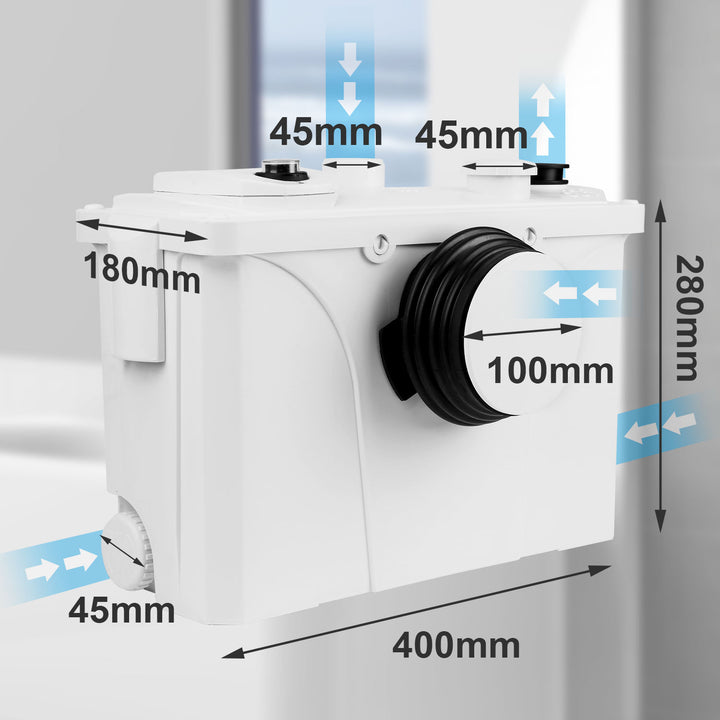 Sonnewelt 700W lifting system 190 L/min dirty water pumps