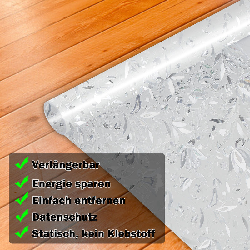 Sonnewelt Sichtschutzfolie Selbstklebend Statische Fensterfolie