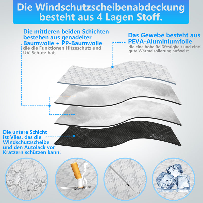 Sonnewelt Scheibenabdeckung Auto KFZ