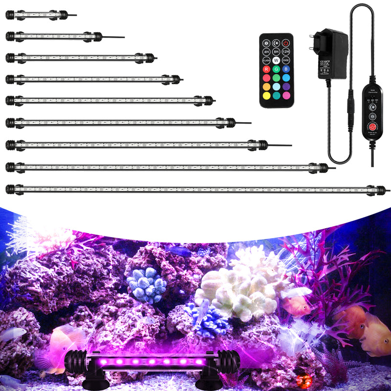 Sonnewelt LED Aquarium Beleuchtung IP67 RGB Timing-Funktion