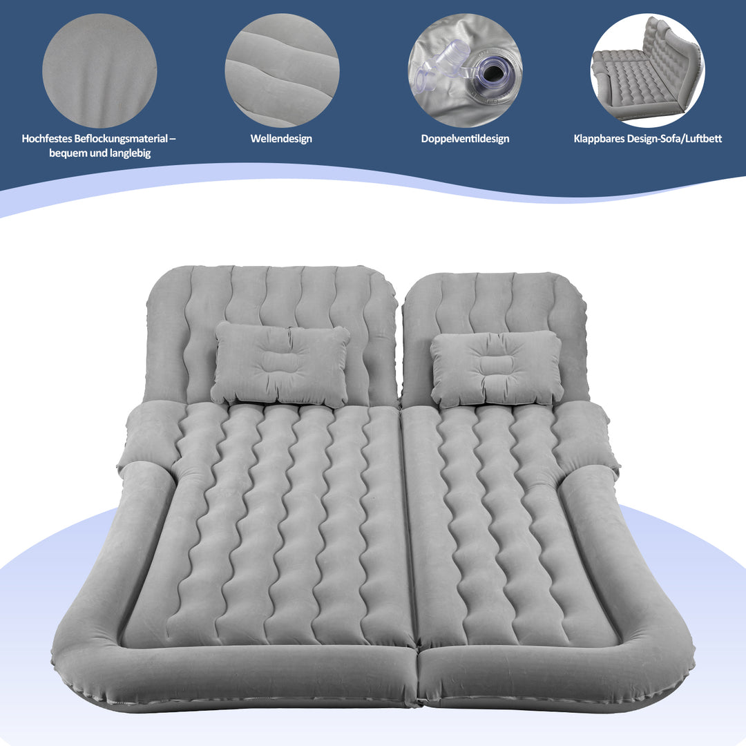 Sonnewelt Luftbett Auto Luftmatratze mit Kopfkissen