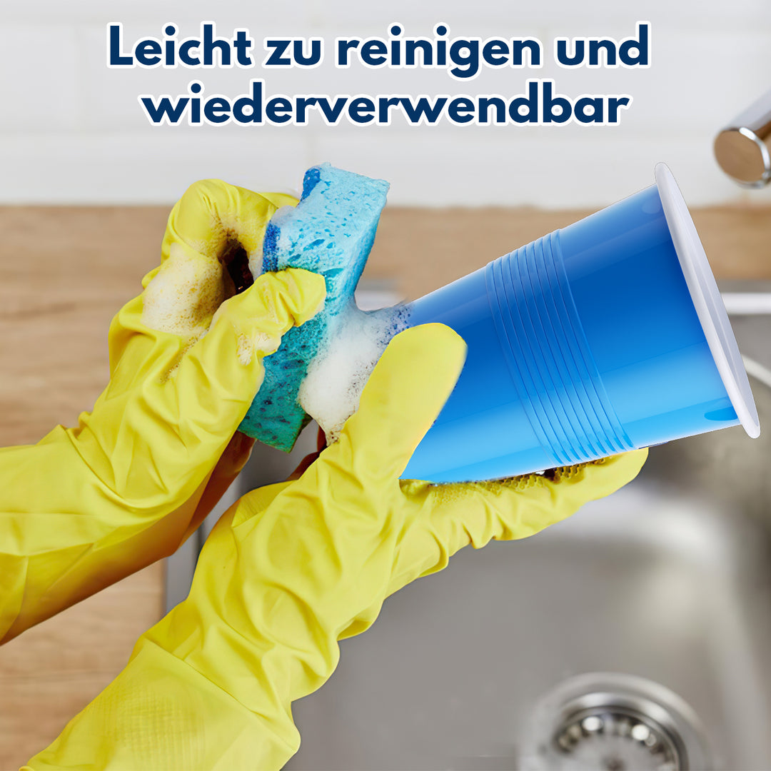 Sonnewelt Pong-Becher-Set 100 Partybecher und 10 Bälle