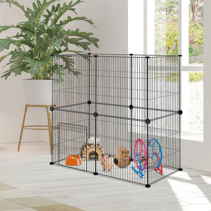 Sonnewelt outdoor enclosure playpen small animals DIY 12/24 pieces 35 x 35 cm