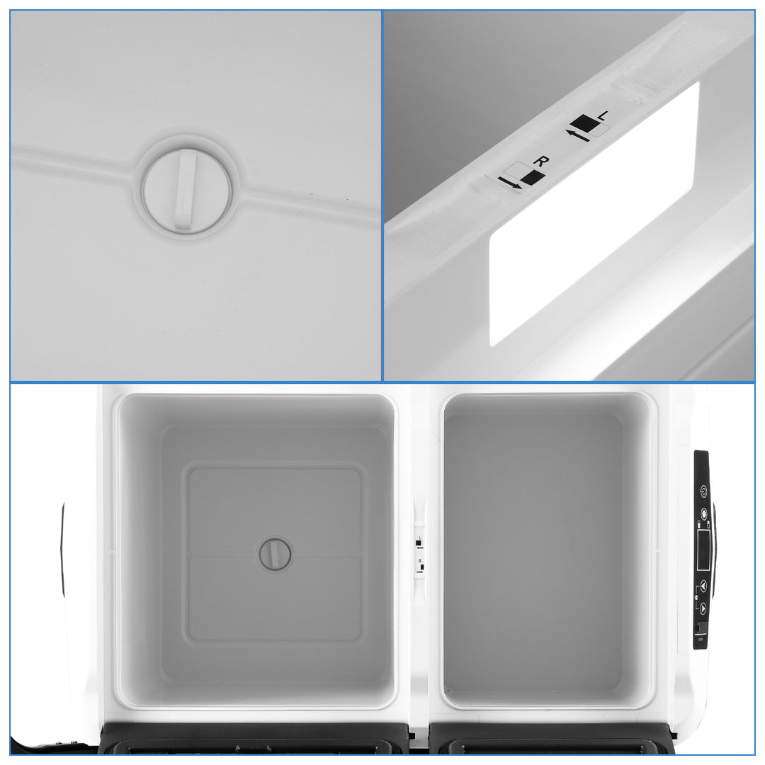 Sonnewelt Kompressor Kühlbox Kühlschrank 50L KFZ APP