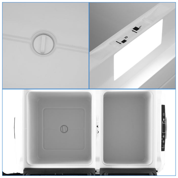 Sonnewelt Kompressor Kühlbox Kühlschrank 50L KFZ APP