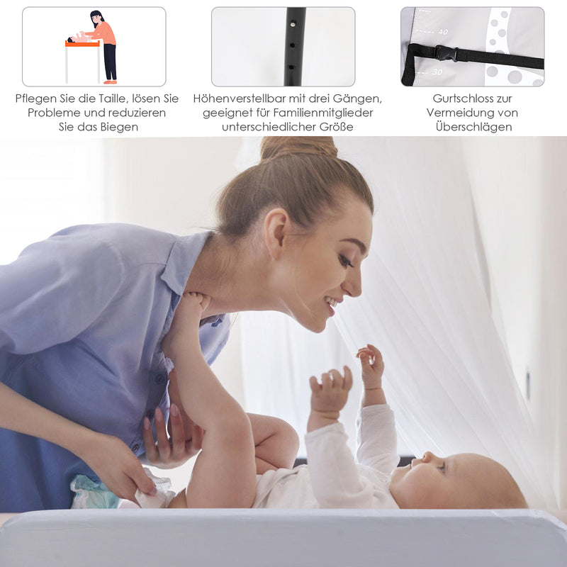 Sonnewelt Wickeltisch Klappbar Baby Wickelkommode