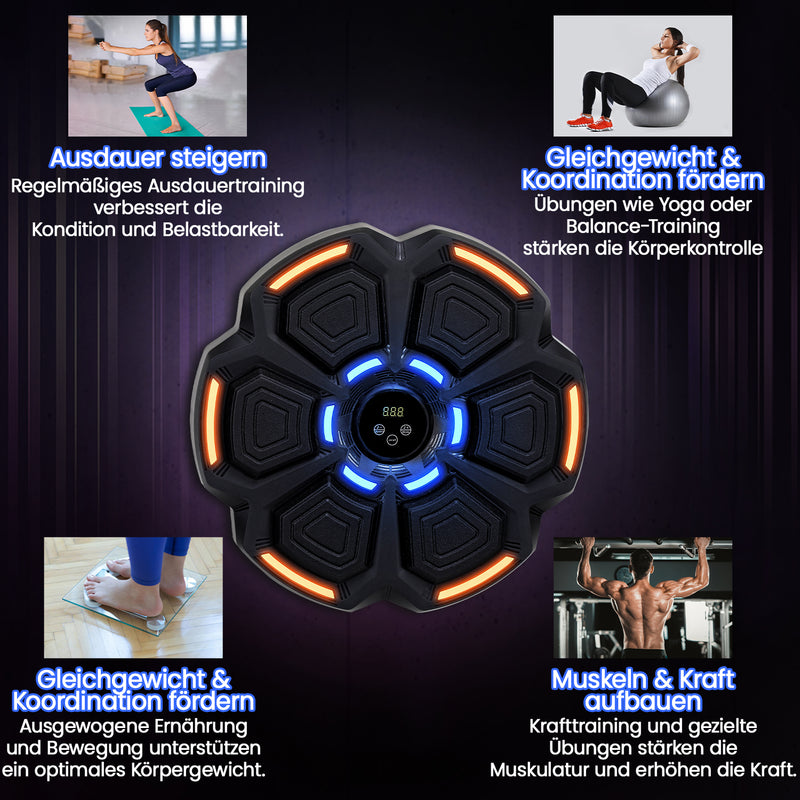 Sonnewelt Music Boxing Machine LED Box-Wandhalterung für Erwachsene Kinder