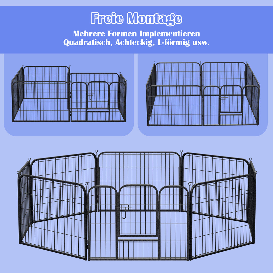 Sonnewelt puppy playpen 8-part 60cm high Foldable