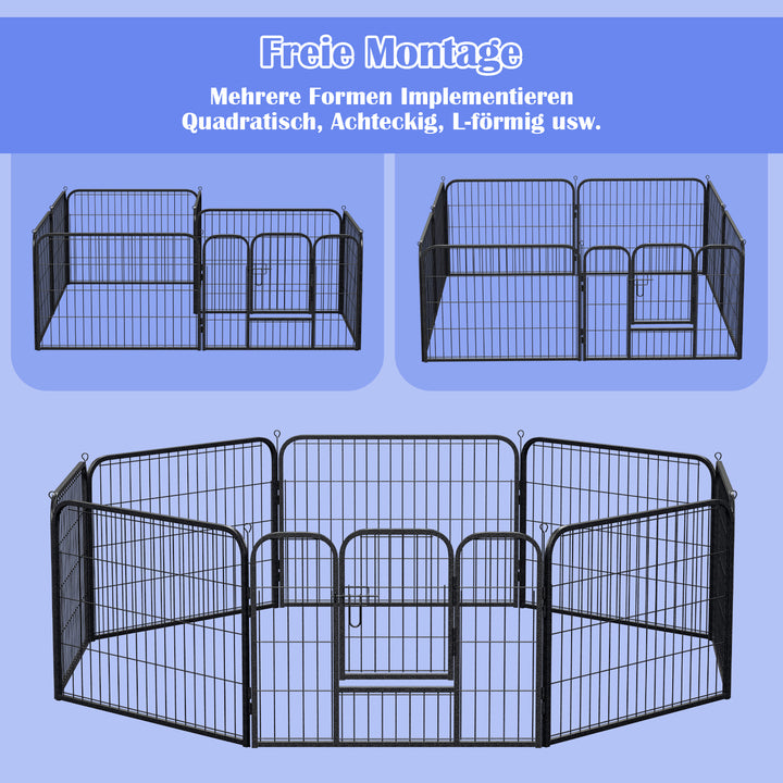 Sonnewelt puppy playpen 8-part 60cm high Foldable