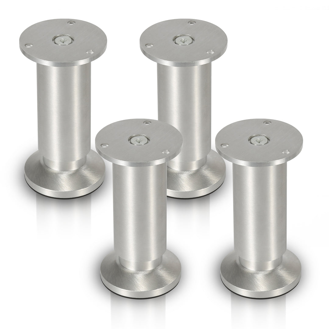 Sonnewelt 4er Set Möbelfüße Aluminium Höhenverstellbar