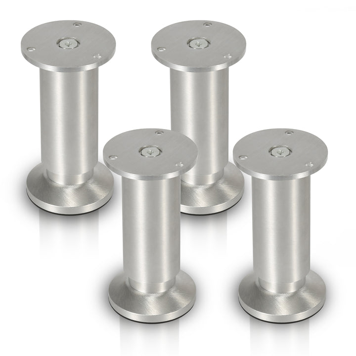 Sonnewelt 4er Set Möbelfüße Aluminium Höhenverstellbar