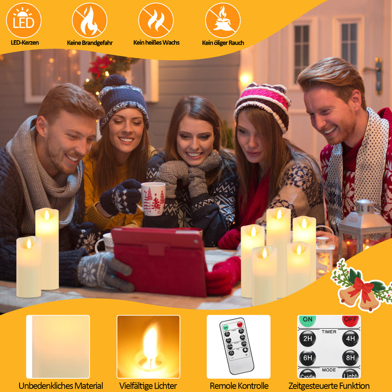 Sonnewelt LED Candle Set Flameless Candles