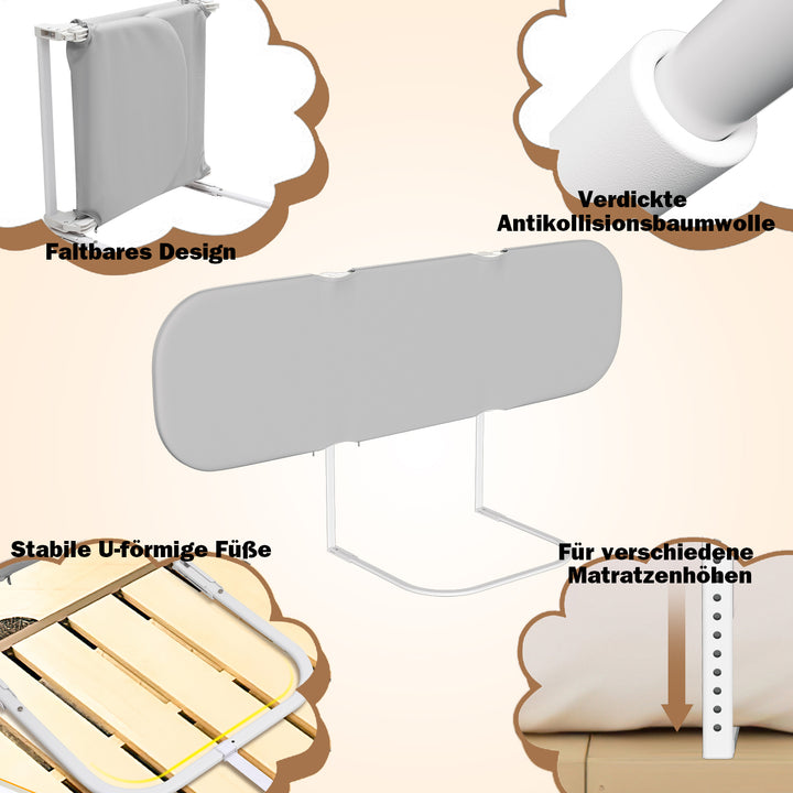 Sonnewelt bed guard, fall protection, foldable