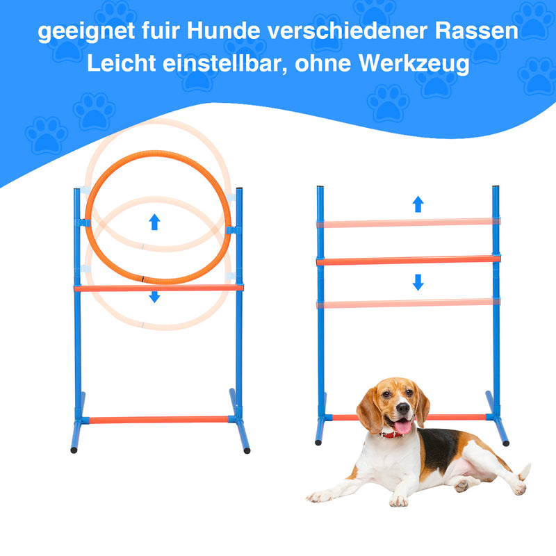 Sonnewelt Agility Set Hunde Hundetraining zubehör für Hunde