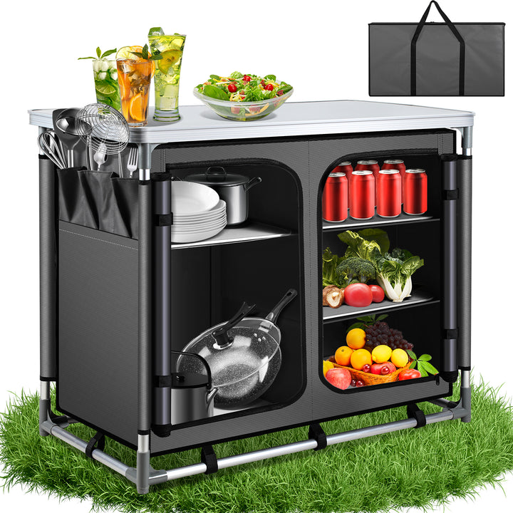 Sonnewelt Campingküche Campingschrank Faltschrank