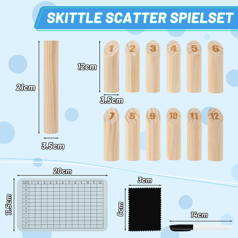 Sonnewelt Finnisches Wurfspiel Kubb Wikingerspiel Naturholz