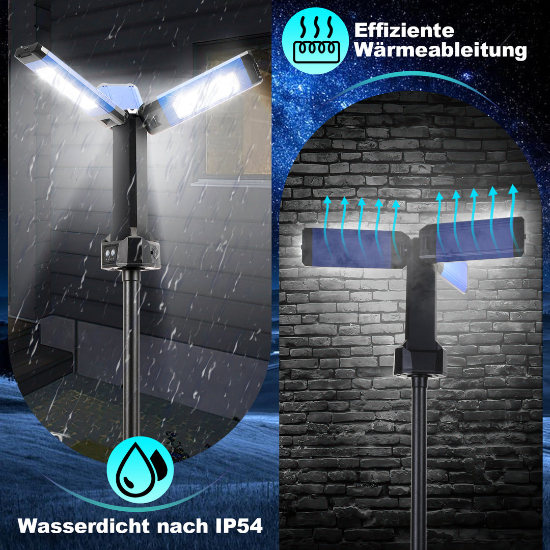 Sonnewelt Baustrahler LED mit Stativ Kabellose