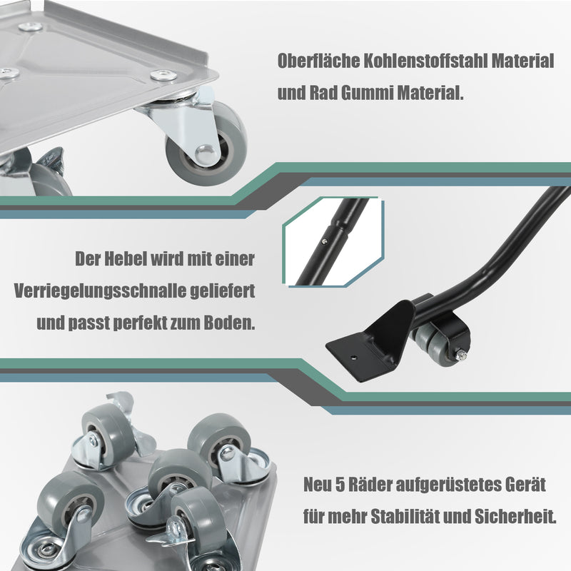 Sonnewelt Möbelroller Transportroller 5 Räder Max 600KG