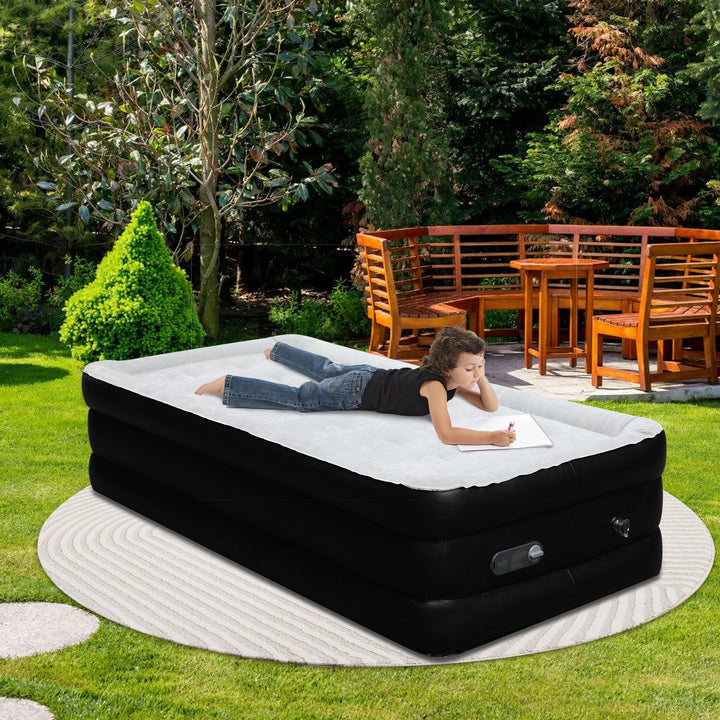 Sonnewelt Aufblasbare Matratze Luftmatratze Einzel/Doppel