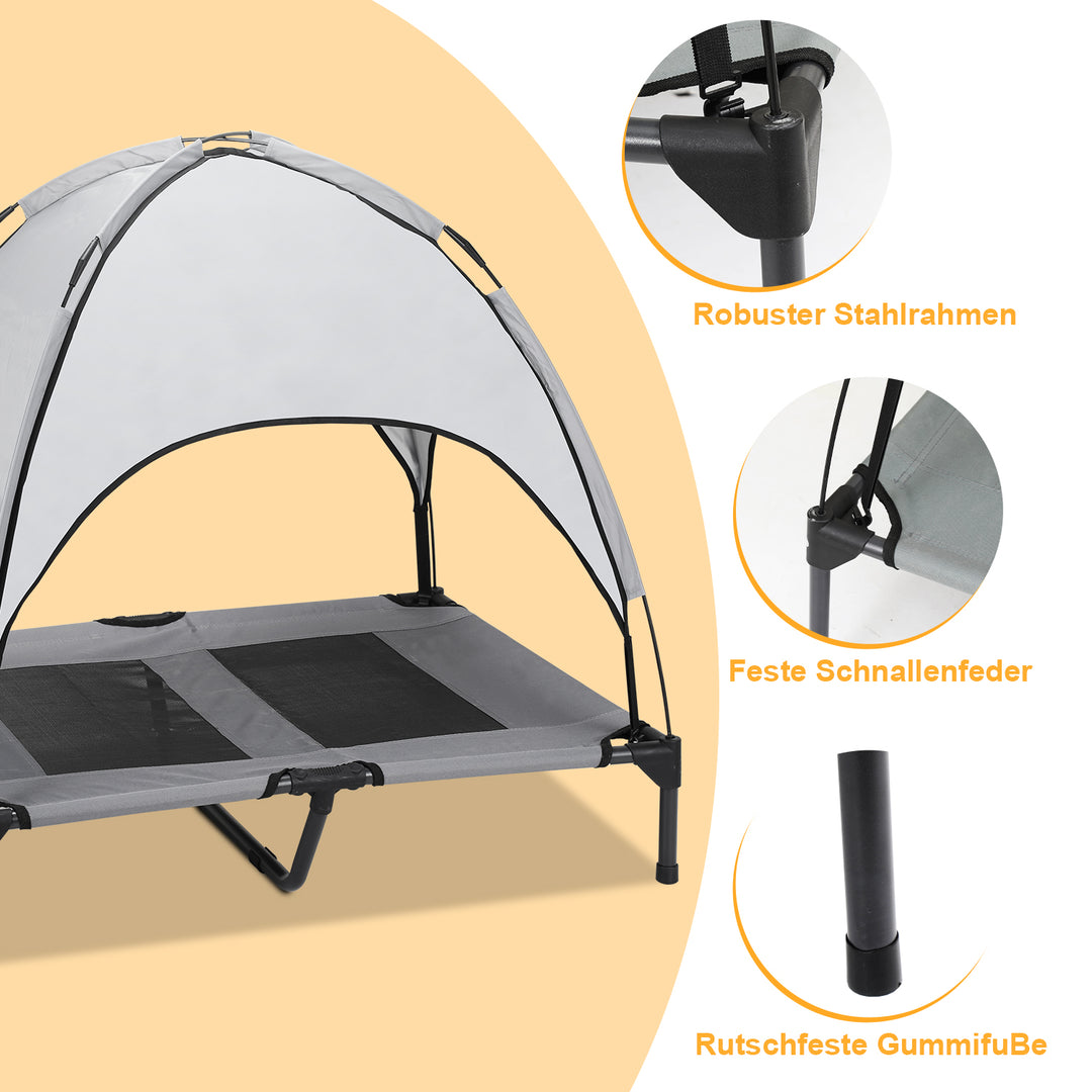 Sonnewelt Haustierbett mit Baldachin für Indoor & Outdoor