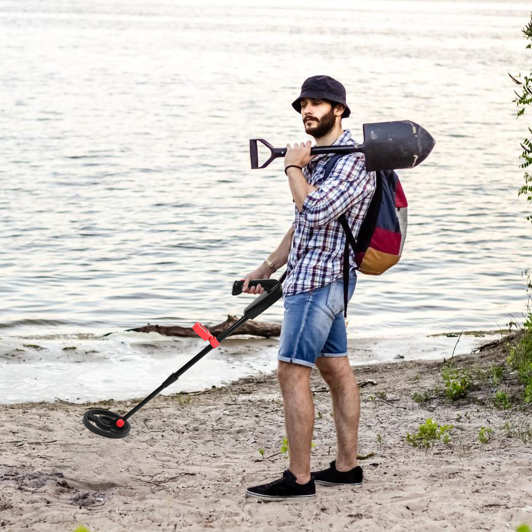 Sonnewelt Metalldetektor mit LCD-Anzeige All-Metall Funktion