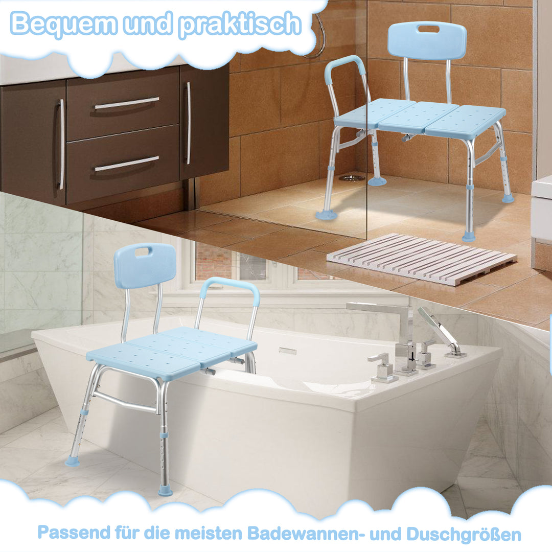 Sonnewelt Badewannensitz Duschhocker Höhenverstellbarer