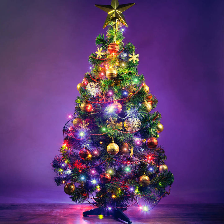 Sonnewelt Christbaumbeleuchtung mit Ring 280 LEDs IP44