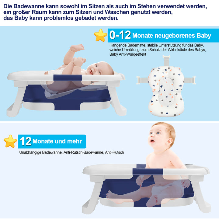 Sonnewelt Baby Bathtub Foldable with Thermometer