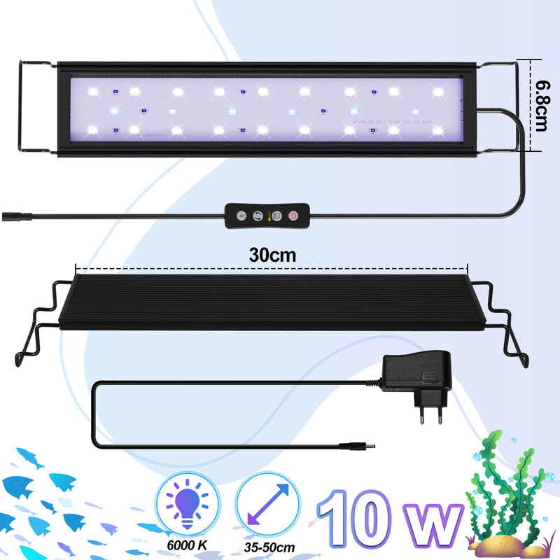 Sonnewelt LED Aquarium Lighting White Blue Light