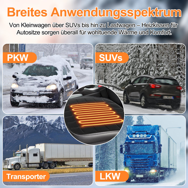 Sonnewelt Auto Sitzheizung/Rücksitzheizung Matten Universal 12V