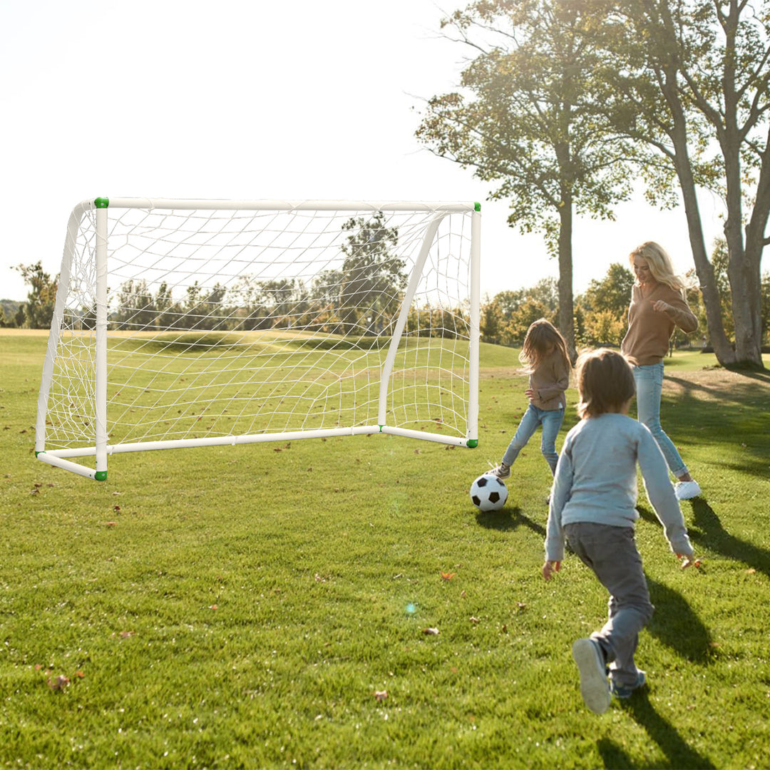 Sonnewelt Fußballtor PVC mit Netz Tragbares