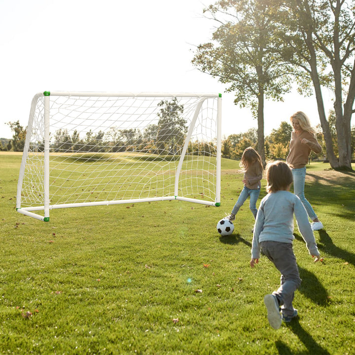 Sonnewelt Fußballtor PVC mit Netz Tragbares