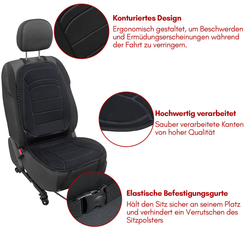 Sonnewelt Auto Sitzheizung Universal 12V Carbon