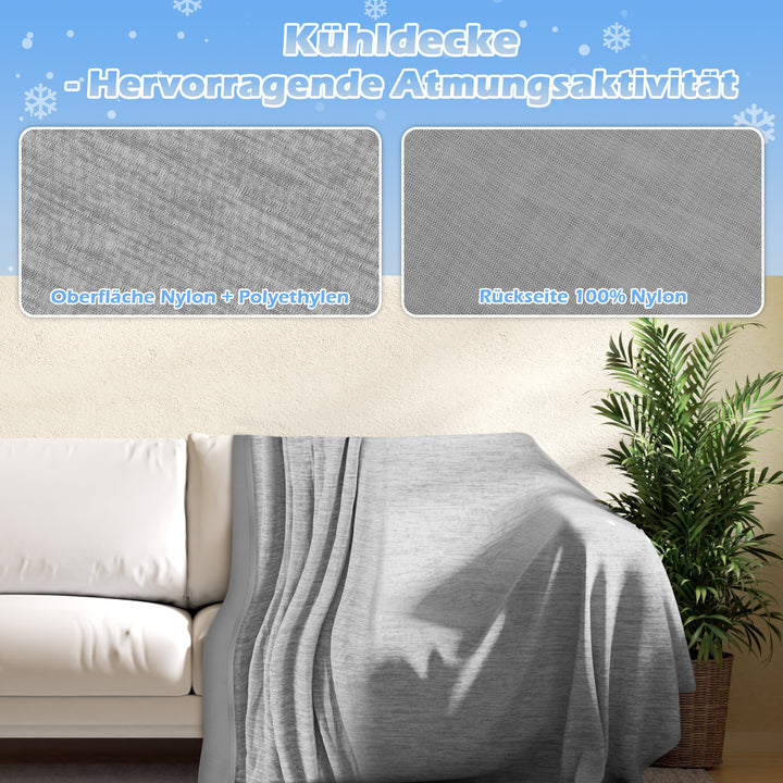 Sonnewelt Cooling Blanket Summer Blanket Double-Sided Lightweight with Q-Max&gt;0.45