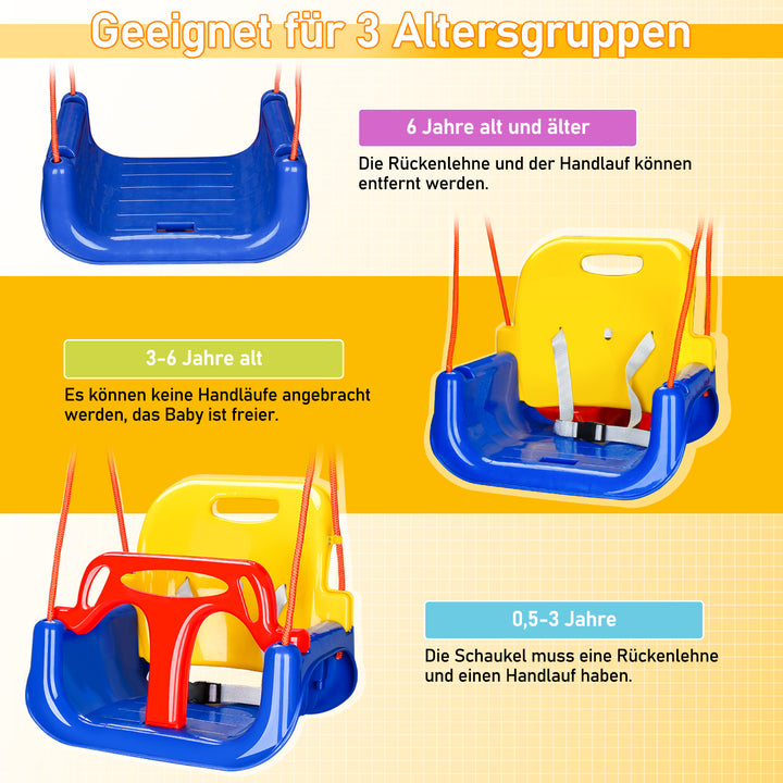 Sonnewelt Kinderschaukel Babyschaukel 3 in 1