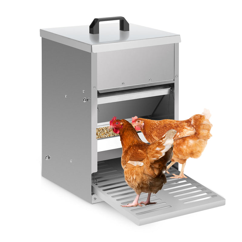 Sonnewelt Futterautomat Hühner 5KG Futterspender Futtertrog