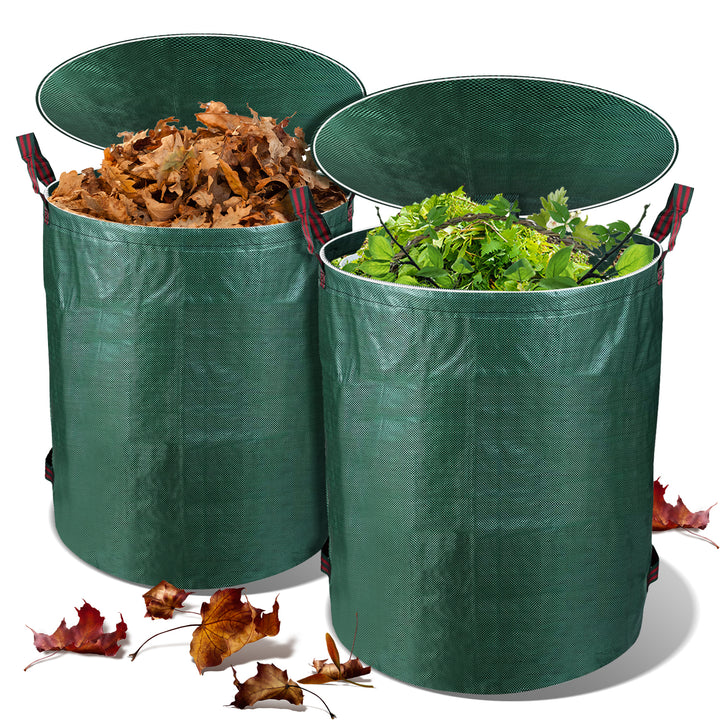 Sonnewelt Gartenabfallsack Gartensack 272L mit Deckel