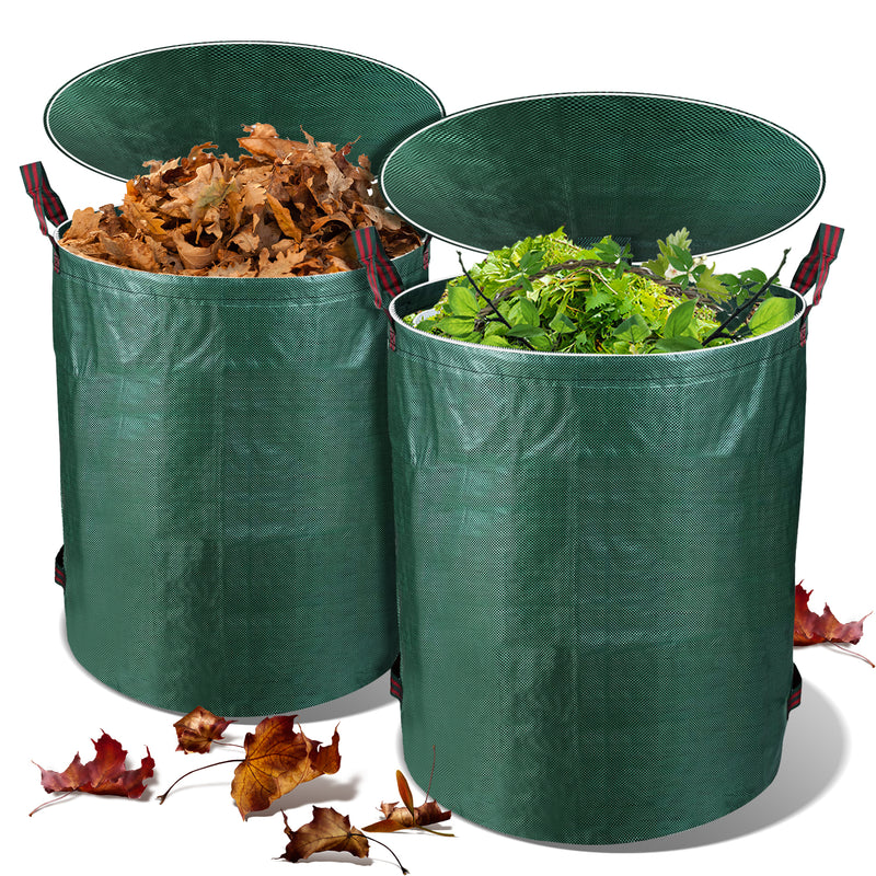 Sonnewelt Gartenabfallsack Gartensack 272L mit Deckel