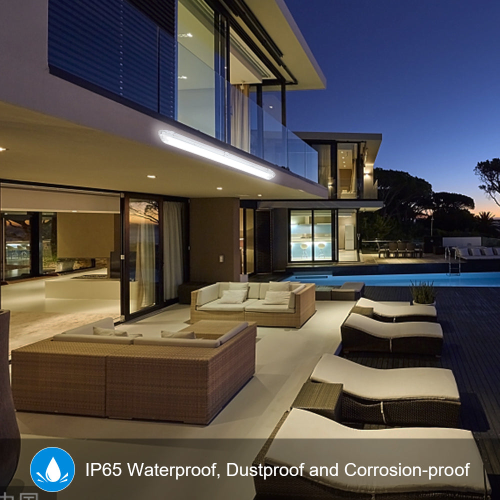 Sonnewelt LED Feuchtraumleuchte T8 150cm Kaltweiß 24W