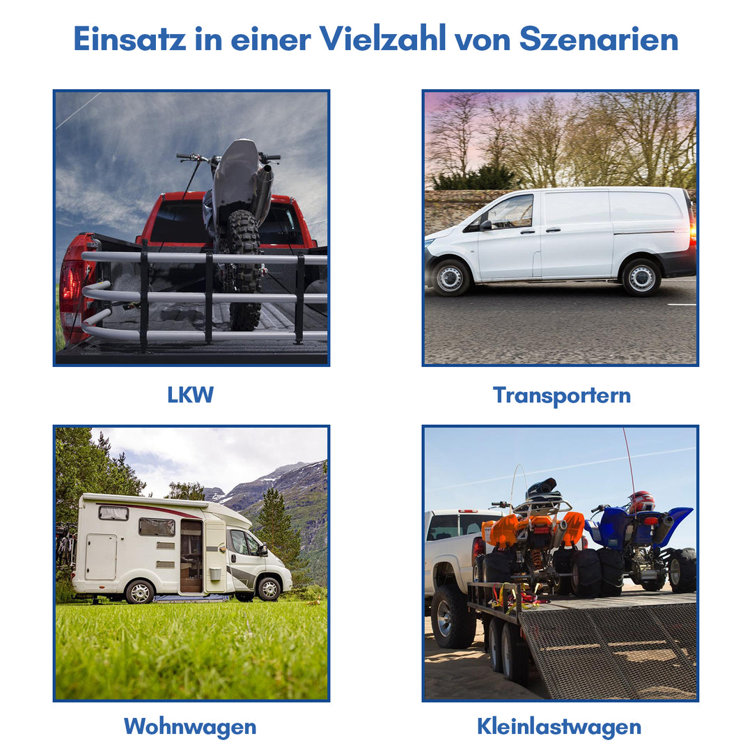 Sonnewelt Airline Rail 4x 1m Aluminium for Motorhomes and Trucks
