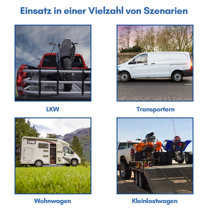 Sonnewelt Airline Rail 4x 1m Aluminium for Motorhomes and Trucks